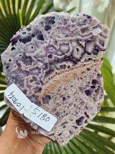 Chevron Amethyst Rough Slab