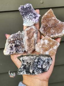 Crystals Amethyst: Amethyst Sparkly Druzy Cluster