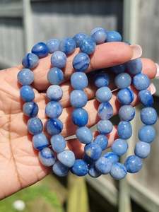 Blue Quartz Tumble Bracelet