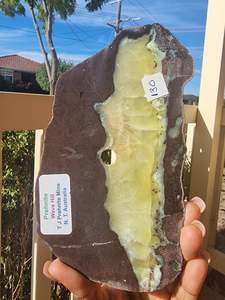 Crystals Bulk: Prehnite Rough Slab