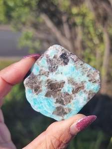 Crystals Bulk: Amazonite Slab with Biotite