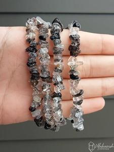 Sale: Tourmalated Quartz Chip Bracelet