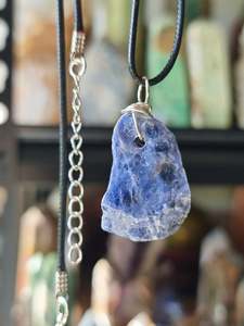 Sodalite Rough Pendant