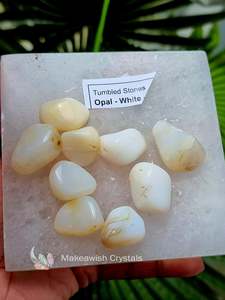 White Opal Tumble