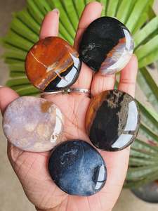 Crystals Flat Polished Stones: Sardonyx Flat Stone