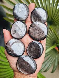 Crystals Flat Polished Stones: Hypersthene Flatstone