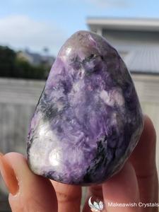 Crystals Freeform: Charoite With Diopside Freeform