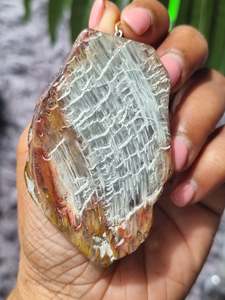 Jewellery Pendants Earrings: Amphibole Quartz Pendant