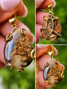 Whats New 1: Boulder Opal Pendant