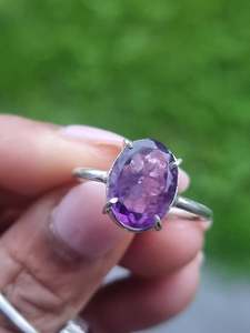 Whats New 1: Amethyst Tibetan Silver Ring
