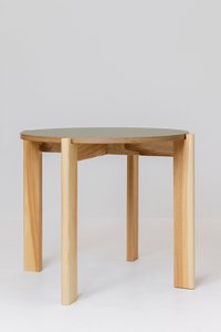 Products: Recessed Ash Large Side Table - Kina - MAKE Furniture Plywood Kitchens