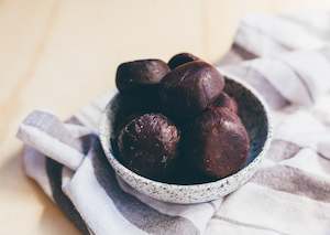Food: Ginger & Chocolate Fudge Orb Balls