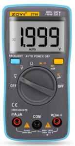 Tools: Digital Multimeter ZOYI ZT98