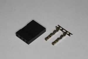 Dupont 4 pin Female Housing x5pcs with pins - MAKERshop NZ