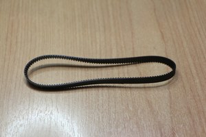 Timing Belt Loop GT2 6 x 280mm Black Neoprene Rubber - MAKERshop NZ
