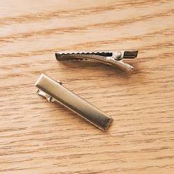 Faux Leather: Hair Clips