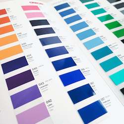 Accessories: Oracal 651 Colour Chart