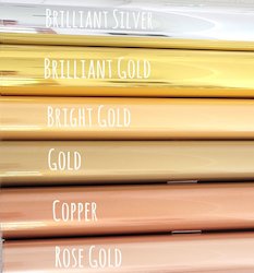 Htv Iron On: Mirror Chrome Heat Transfer Vinyl