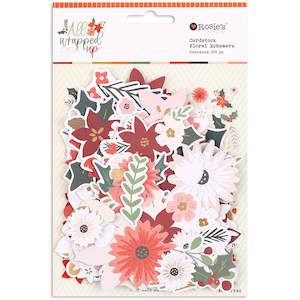 Products: All Wrapped Up Cardstock Diecut Ephemera - Floral 214pk