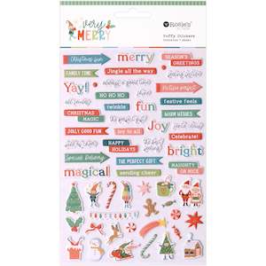 Products: Very Merry Puffy Stickers