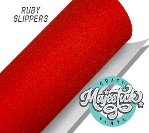 Majestick Vinyl: Shimmer- Ruby Slippers