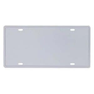 Blanks: Tin Number Plate Craft Blank