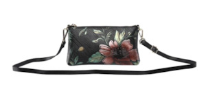 Serenade Renoir Hand Painted Leather Bag Rose Gold
