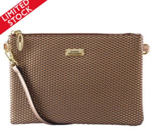 Serenade Cosmopolitan Flat Beauty Bag Rose Gold