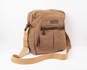 Hunter Canvas Shoulder Bag Khaki