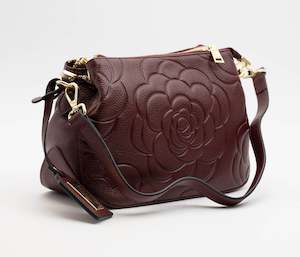 Handbags: Serenade Rosie Elegant Leather Bag Plum