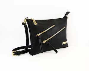Serenade: Miss Serenade Mia Crossbody Bag Black