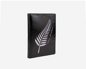 Avenue Leather Souvenir Passport Wallet Rfid Lined Fern