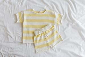 Knit Set - Butter Yellow