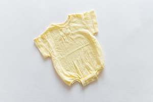 Muslin Romper - Butter Yellow