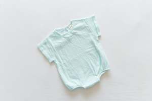 Muslin Romper - Powder Blue