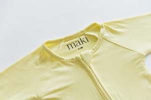 Bamboo Onesie - Butter Yellow
