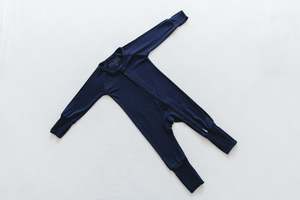 Bamboo Onesie - Navy
