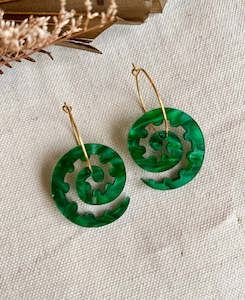 Earrings: Koru Hoop