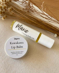 Gift Box: Marie Calming Roller + Lip Balm Bundle