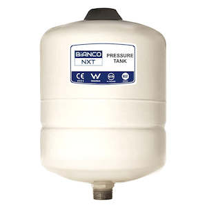 BIA-BPT-8 - Bianco Pressure Tank 8 Litre Vertical Almond 4 Bar Pre-Charge