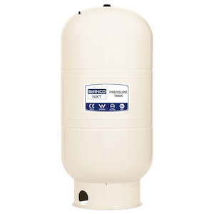 Pressure Tanks: BIA-BPT-450 - Bianco Pressure Tank 450 Litre Vertical Almond 4 Bar Pre-Charge