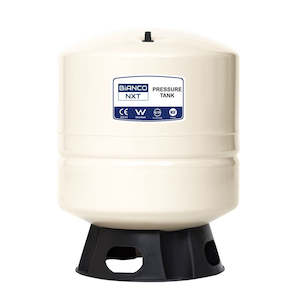 Pressure Tanks: BIA-BPT-40 - Bianco Pressure Tank 40 Liter Vertical Almond 4 Bar Pre-Charge