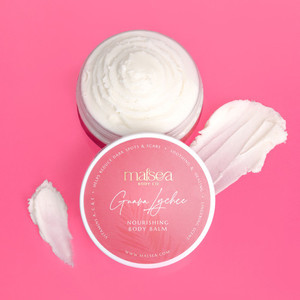 Products: Guava Lychee Nourishing Vegan Body Balm Malsea Body Co