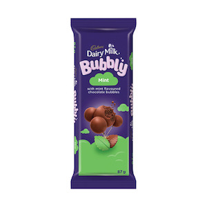 Cadbury Dairy Milk Bubbly Mint 87g – Mama Africa