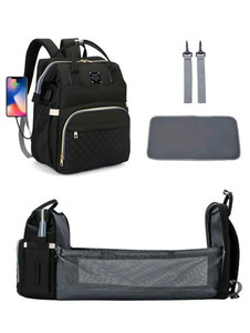 Nappy Bag, Stylish 3 in 1 Travel Bag, Diaper Backpack NZ