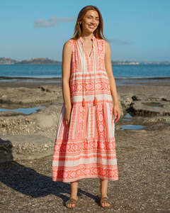Stella + Gemma | Tunisia Maxi Dress | Pink Palm