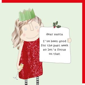 Rosie Made A Thing | Christmas Card | Dear Santa... I've been good for the &hellip;
