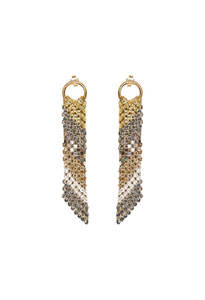 Dasha Earrings - Gold/White/Grey