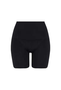 Athleisure: Smooth Comfort Shapewear Biker Shorts - Black