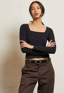 Maeve Jersey - True Black